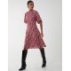 Angel Sleeve High Neck Cut Out Dress Angel Sleeve High Neck Cut Out Dress
