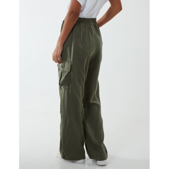 Wide Leg Cargo Trouser