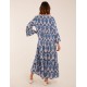 Damask Button Down Maxi Dress Damask Button Down Maxi Dress