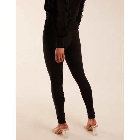 Diamante Side Detail Leggings