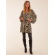 Zebra Print Belted Top Zebra Print Belted Top