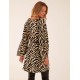Zebra Print Belted Top Zebra Print Belted Top