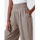 Shirring Waist Wide Leg Trousers Shirring Waist Wide Leg Trousers