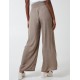 Shirring Waist Wide Leg Trousers Shirring Waist Wide Leg Trousers