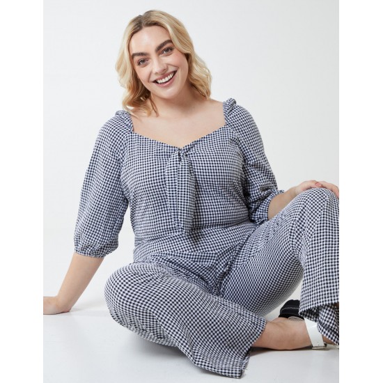 Curve Gingham Jumpsuit Curve Gingham Jumpsuit