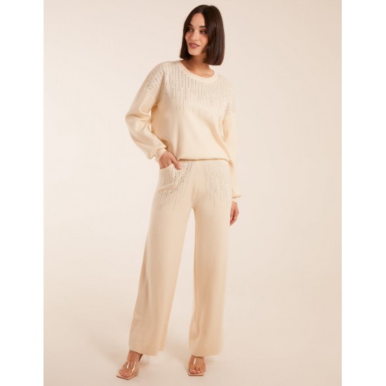 Diamante Knitted Jumper