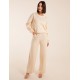 Diamante Knitted Flared Trousers Diamante Knitted Flared Trousers