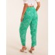 Leaf Print Capri Trousers Leaf Print Capri Trousers